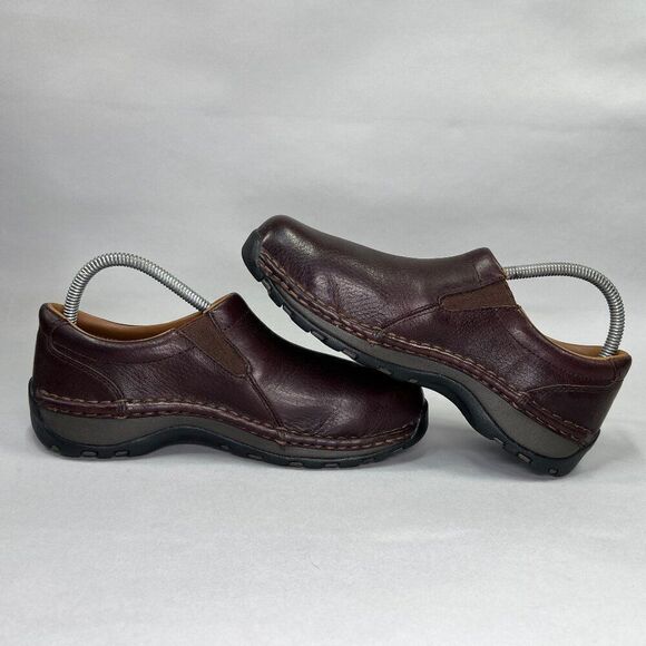Red Wing Women's Size 7 Brown Leahter Slip On Aluminum Safety‎ Toe Work Shoes - Picture 8 of 14
